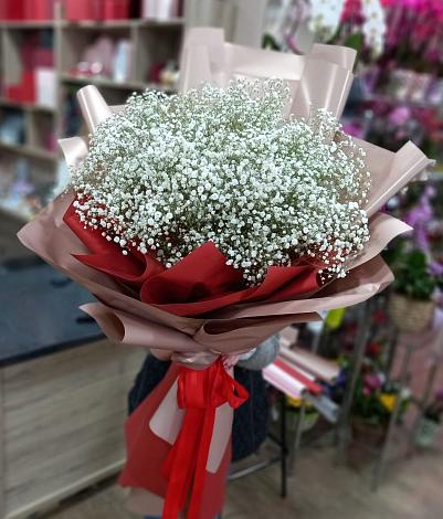 Букет цветов из: Гипсофила в Пришибе