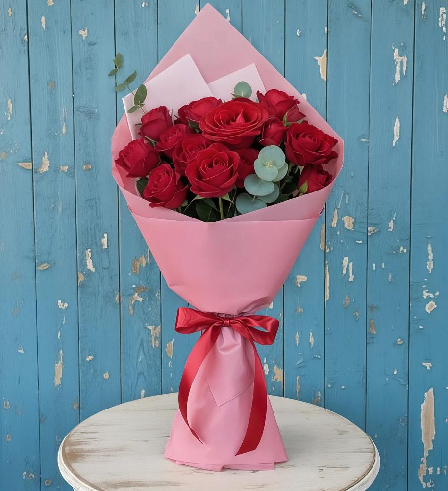 Букет цветов из: Розы в Пришибе