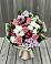 Букет цветов из: Альстромерии, Гвоздики, Розы и Хризантемы в Пришибе