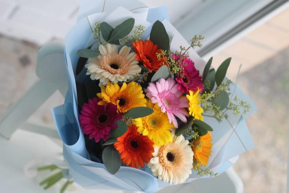 Букет цветов из: Герберы в Пришибе