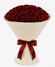 Букет 101 Бордовая роза Блэк Бакарра в Пришибе