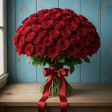 Букет Красные розы Блэк Меджик в Пришибе