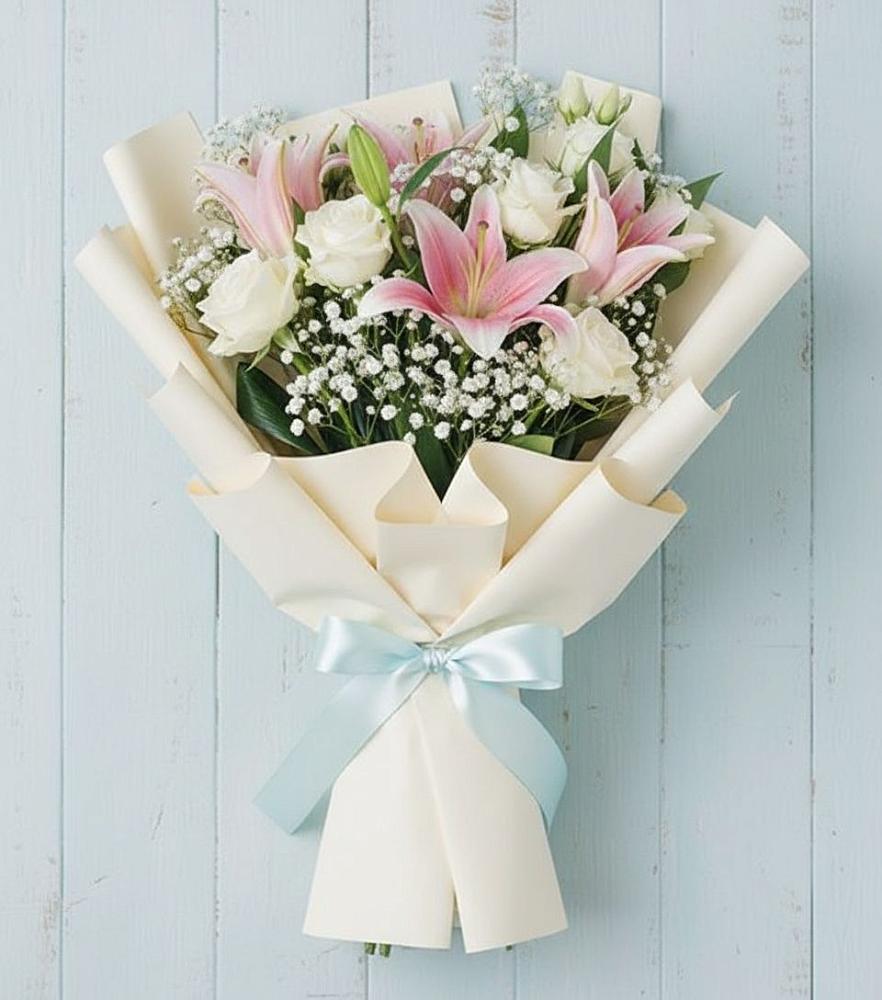 Букет цветов из: Лилии в Пришибе