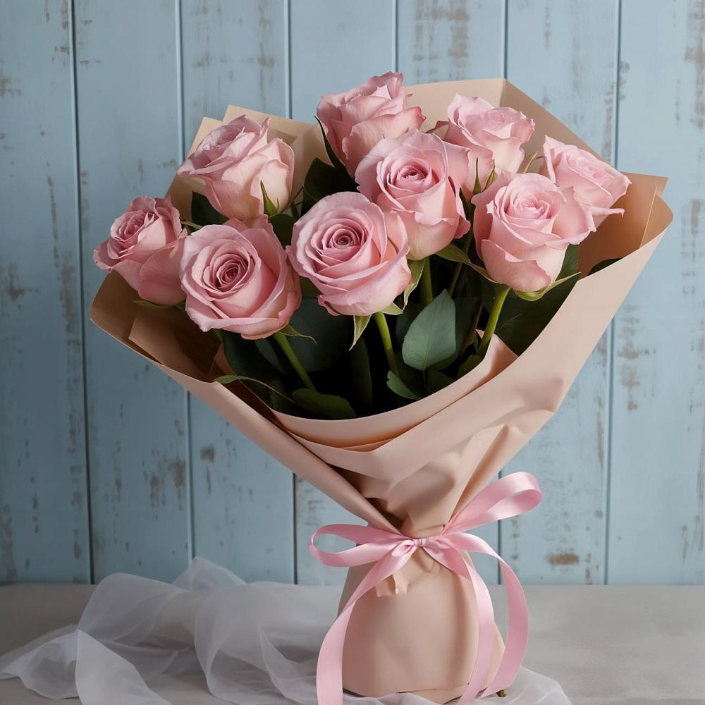 Букет цветов из: Розы в Пришибе