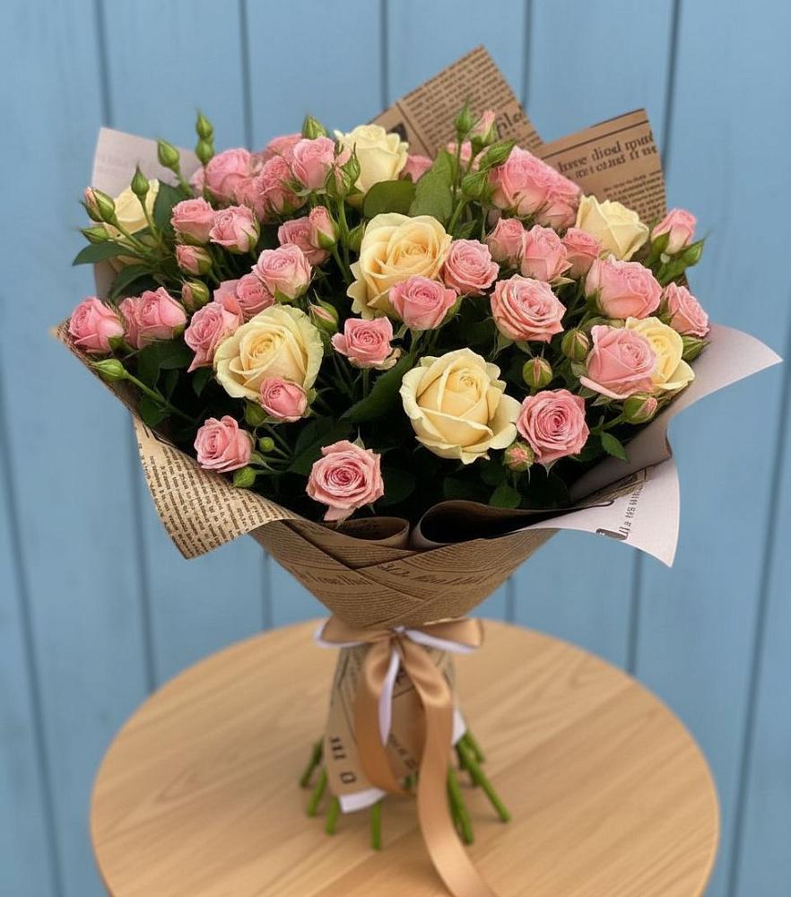 Букет цветов из: Розы в Пришибе