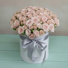 Цветочная композиция из Розы в шляпной коробке #REPLACE_PRED# Пришибе