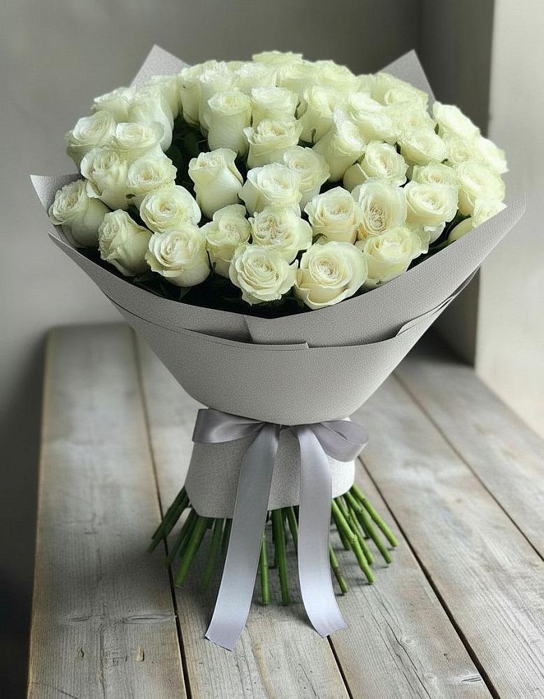 Букет 35 Белых роз в Пришибе