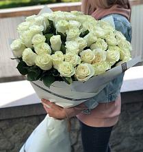 Букет 35 Белых роз #REPLACE_PRED# Пришибе