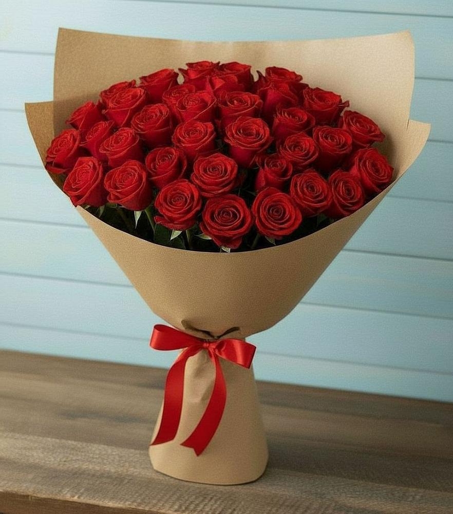 Букет Красные розы Милано в Пришибе