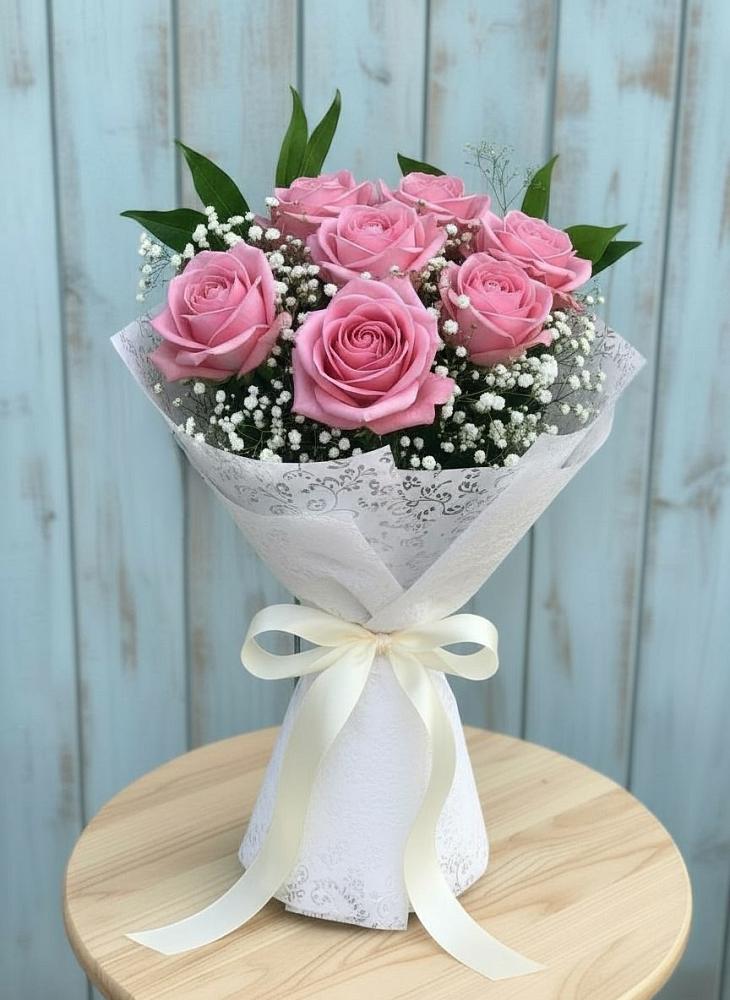 Букет цветов из: Розы в Пришибе