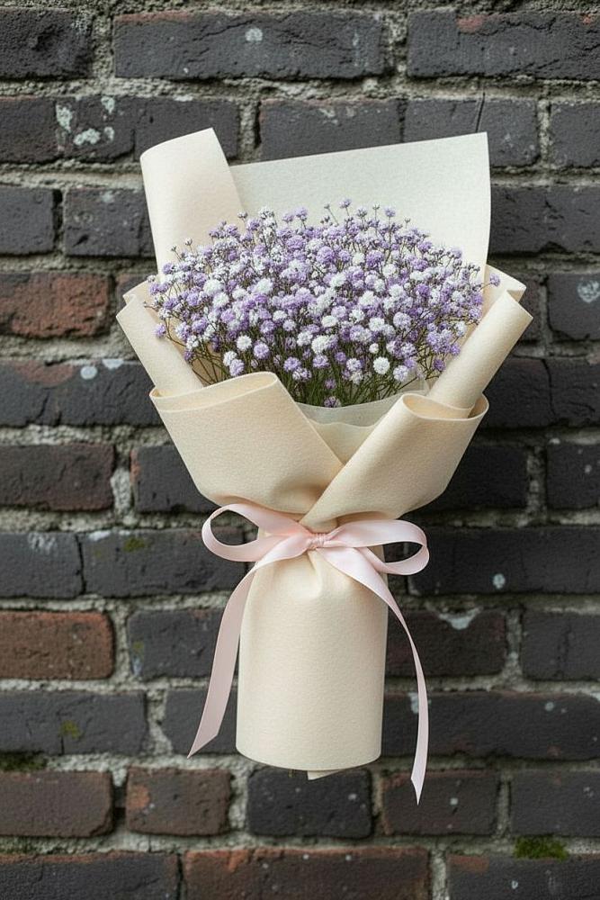 Букет цветов из: Гипсофила в Пришибе