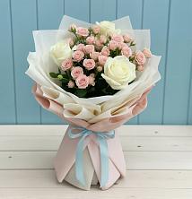 Букет цветов из:  Розы в Пришибе