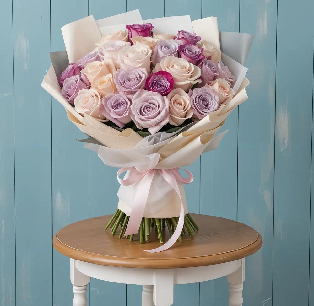 Букет цветов из: Розы в Пришибе