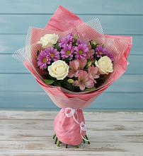 Букет цветов из:  Герберы в Пришибе