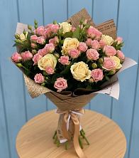 Букет цветов из:  Розы в Пришибе