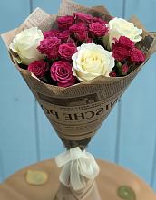 Букет цветов из:  Розы в Пришибе
