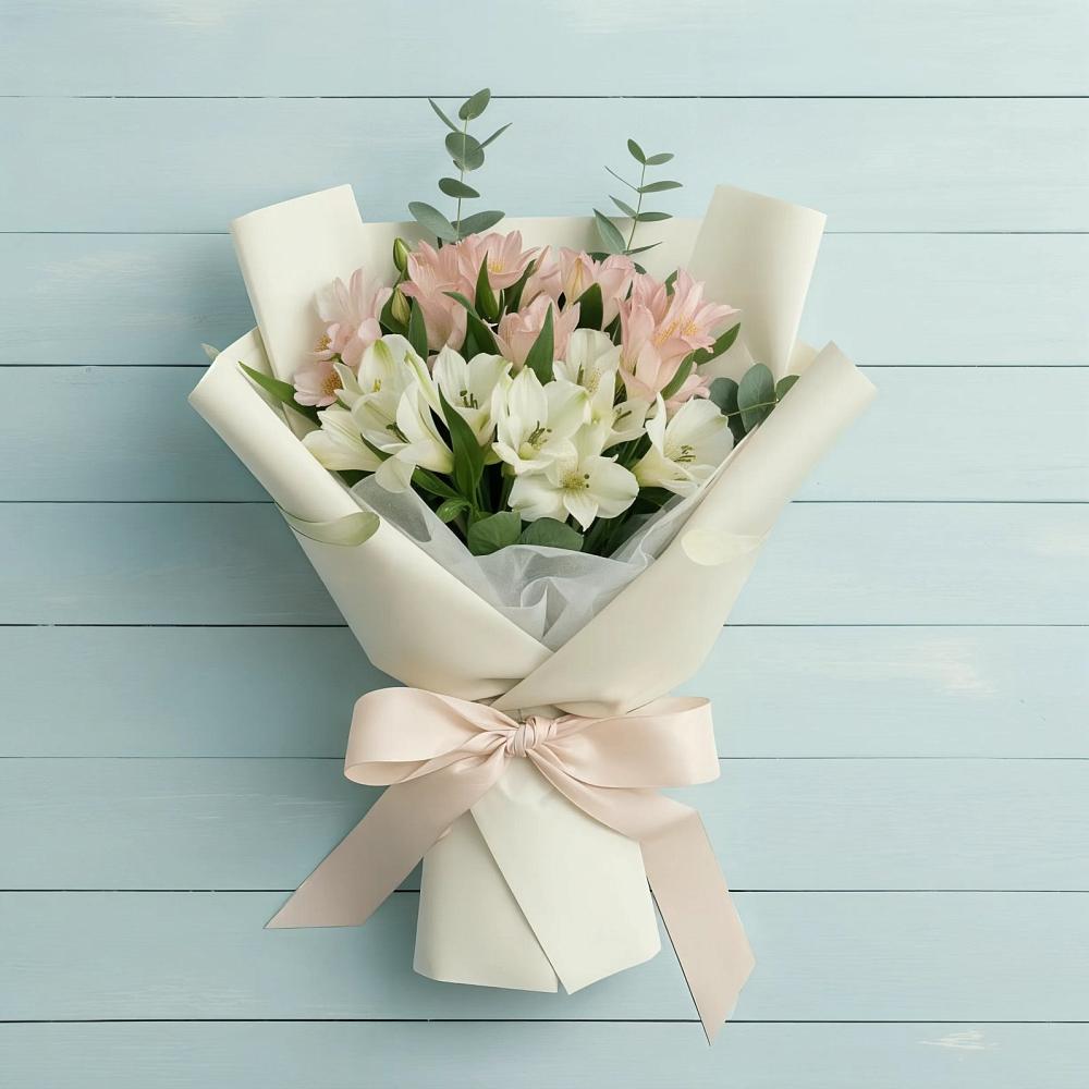 Букет цветов из: Альстромерии в Пришибе