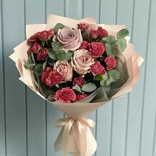 Букет цветов из:  Гвоздики и Розы #REPLACE_PRED# Пришибе