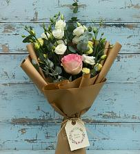 Букет цветов из:  Розы и Лизиантусы в Пришибе