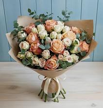 Букет цветов из:  Альстромерии и Розы #REPLACE_PRED# Пришибе