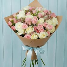 Букет цветов из:  Розы в Пришибе