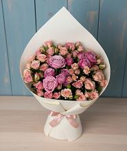 Букет цветов из:  Розы в Пришибе