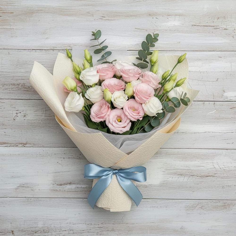 Букет цветов из: Лизиантусы в Пришибе